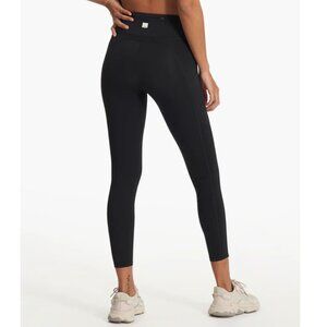 Vuori Stride Leggings Performance Side Pockets Black